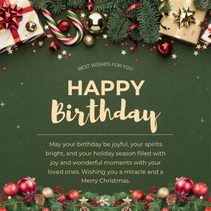 Heartfelt Birthday Wishes for Christmas Celebrations