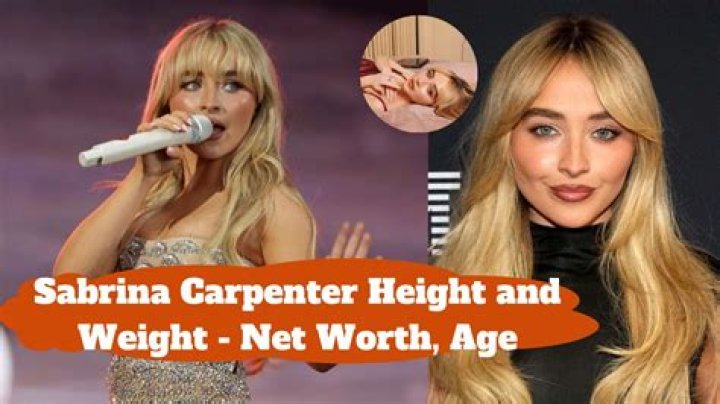 Unveiling Sabrina Carpenter's Weight: The Truth Behind the Numbers