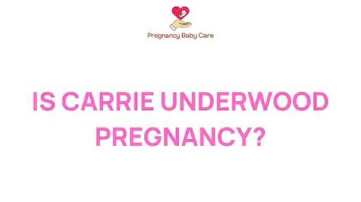 Is Carrie Underwood Expecting? A Deep Dive Into the Rumors