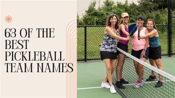 Creative and Fun Pickleball Team Names: Stand Out on the Court