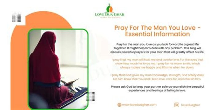 Praying for a Man You Love: A Guide to Spiritual Support and Strength