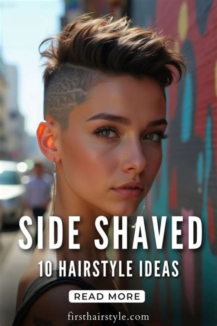 Short One Side Shaved Hairstyles: The Trendy Look for Bold Individuals