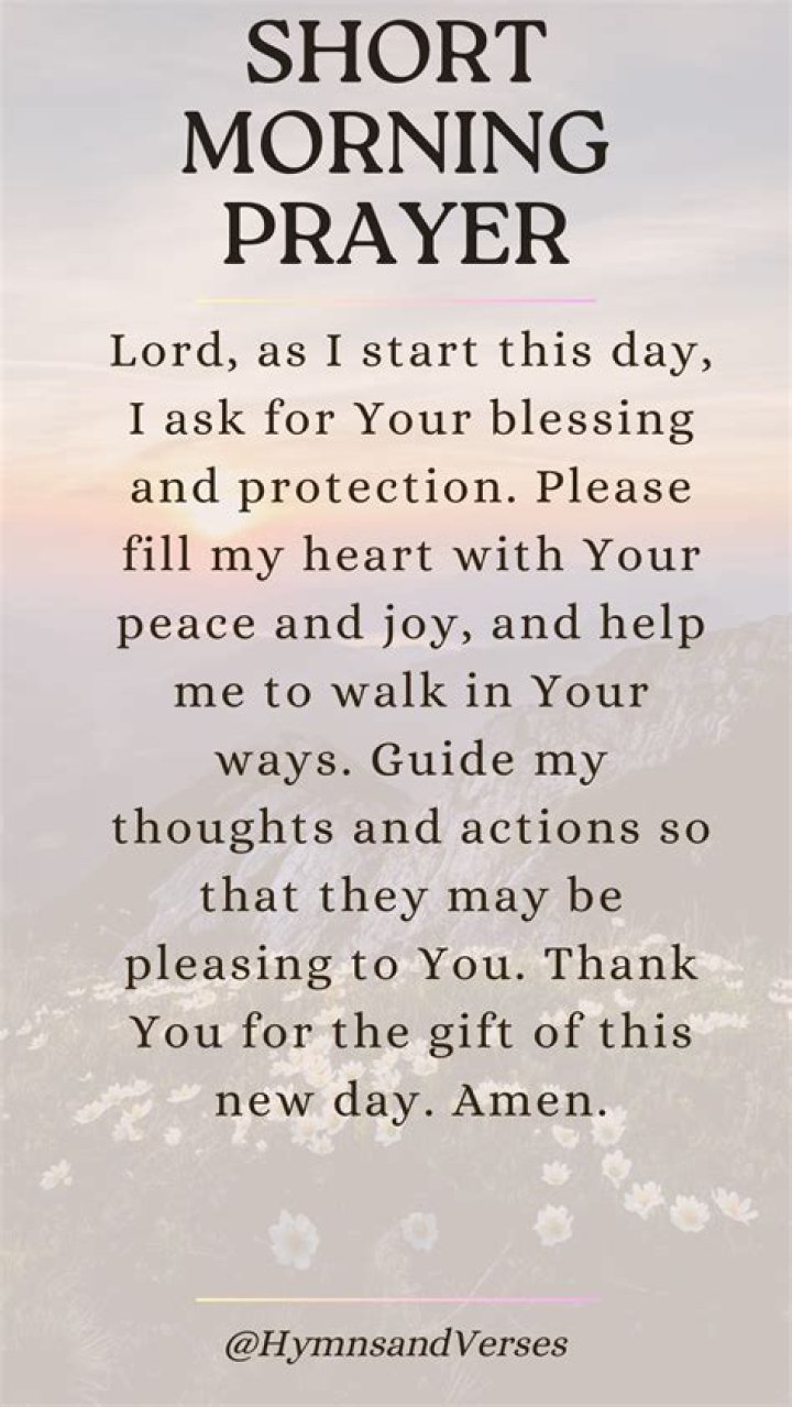 Short Powerful Morning Prayer: Start Your Day with Intent