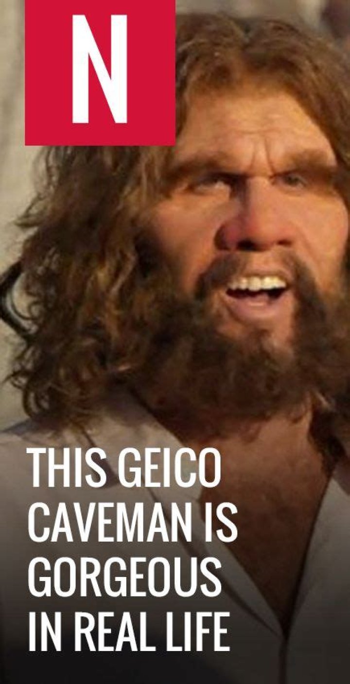 This Geico Caveman Is Gorgeous In Real Life