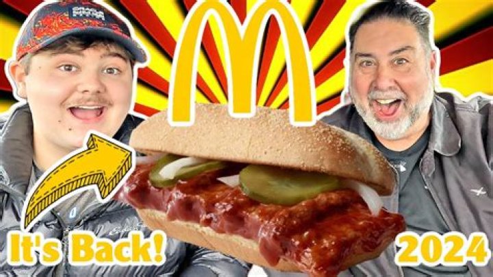 McDonald's McRib Return 2024: When?